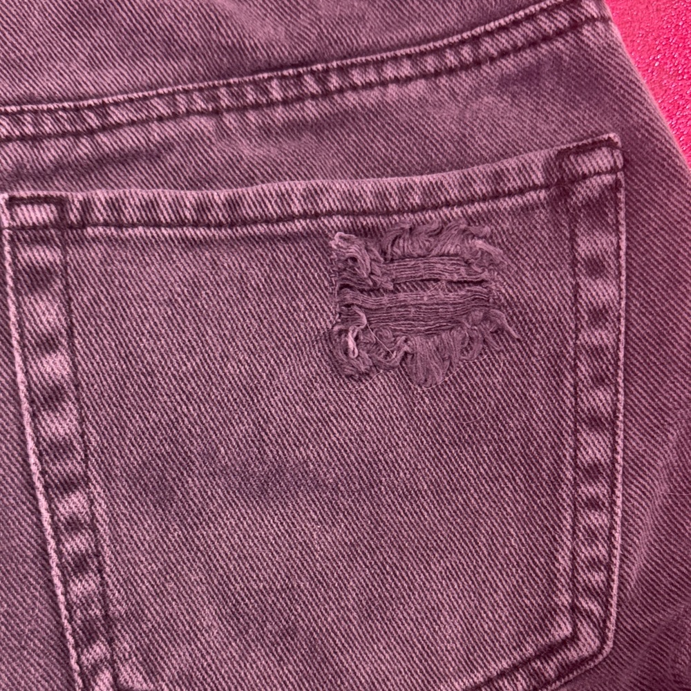 PacSun Black Frayed Jean Shorts - Picture 3 of 5